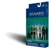 sigvaris جوارب سيغفاريس النسائية ديناڤن برباط مغلق بطول الساق 3040 مم زئبق كبيرة لون بيج فاتح - Image 5