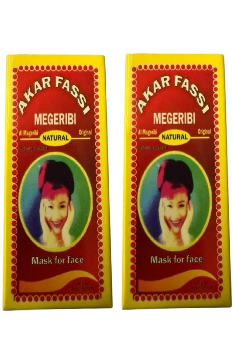 2 Pcs Akar Fassi Megeribi Mask For Face