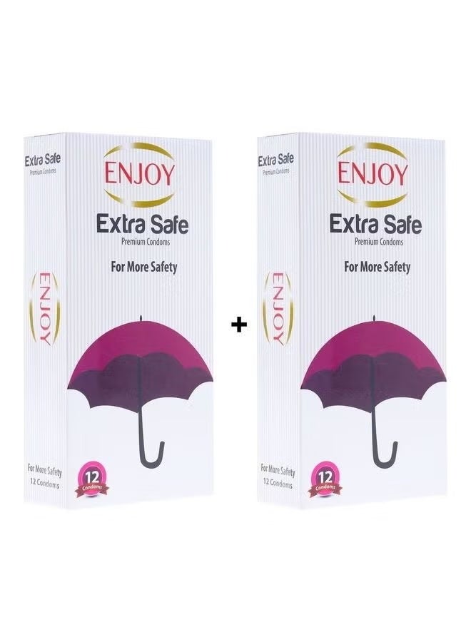 PACK OF 2-12-Piece Extra Safe Condom - Image 1
