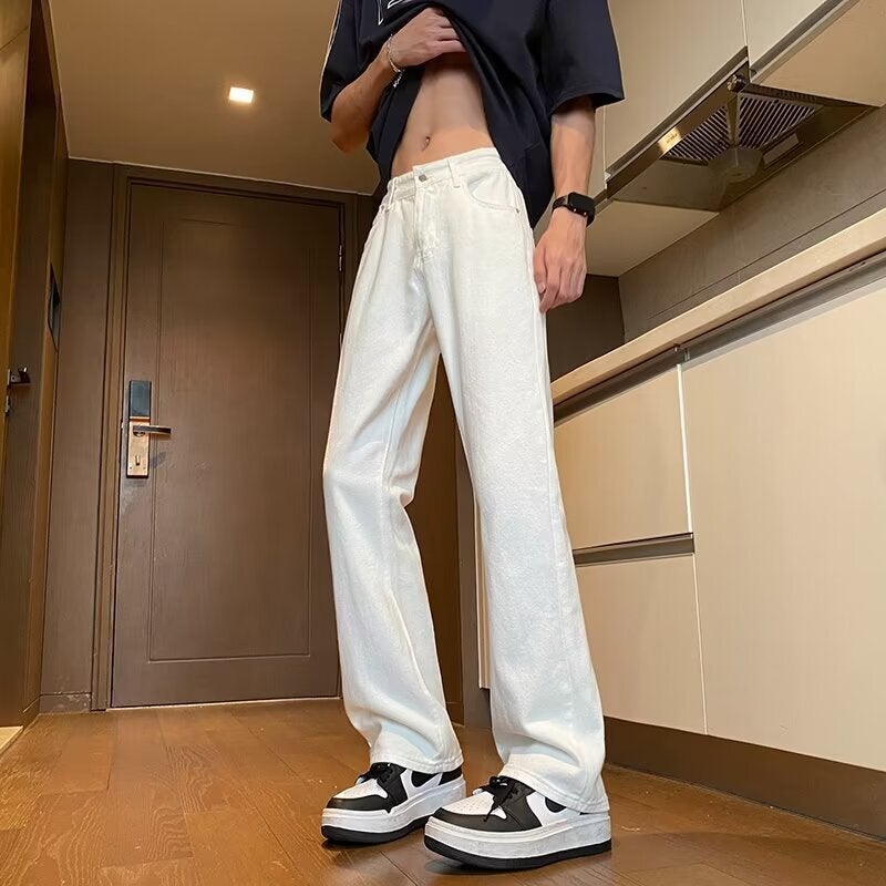 Unisex Classic Denim Jeans Loose Fit Daily Outdoor Wear - Image 4