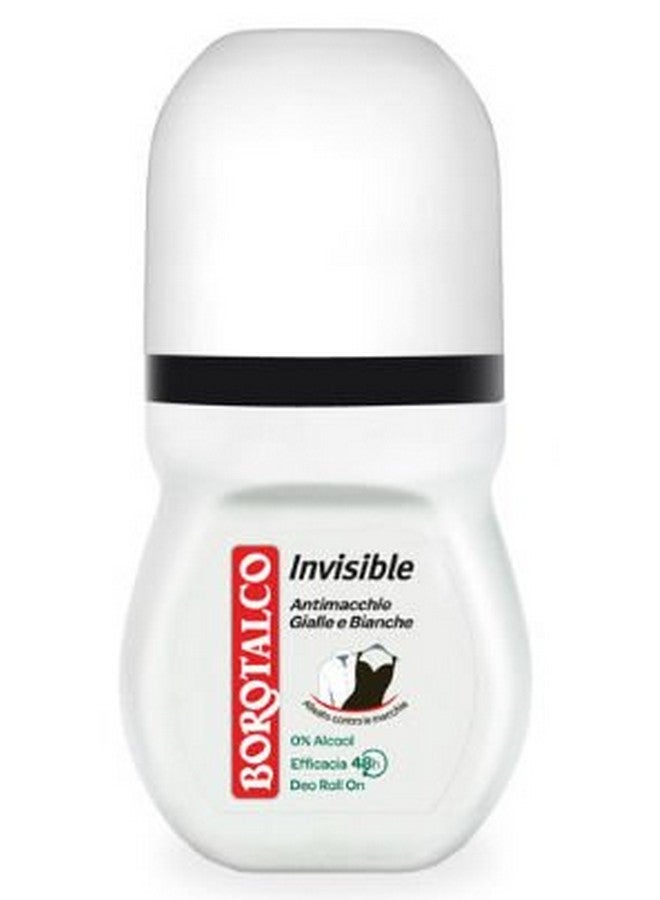 Borotalco Borotalco:"Invisible" Anti-Stain Deodorant 1.69 Fluid Ounces (50ml) Deo Roll On (Pack of 2) [ Italian Import ]  - Image 2