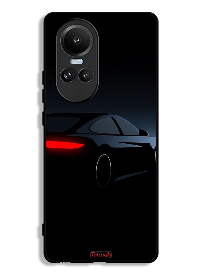 Tolwak غطاء حماية أوبو رينو 10 سيارة داكنة - Image 1