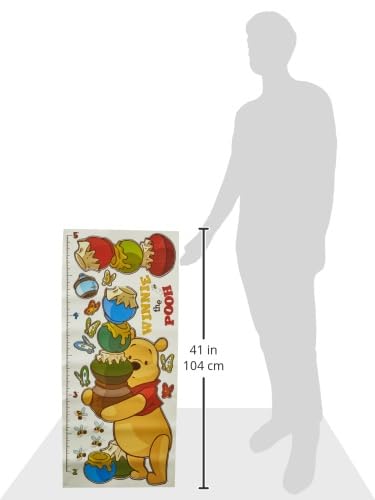 Disney RoomMates Growth Chart RMK1501GC: Winnie Pooh Peel & Stick Inches - Image 3
