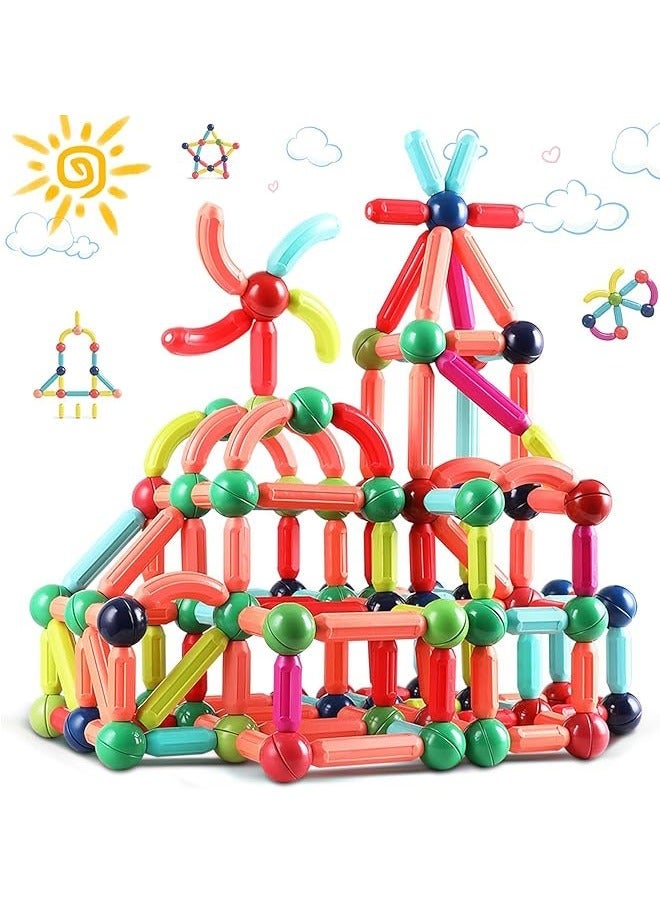 GOGA Magnetic Stick Magnetic Building Blocks for Kids: STEM Educational Learning Toys - Montessori Fun Indoor Preschool Activity Gifts for kids 3+ years - Image 2