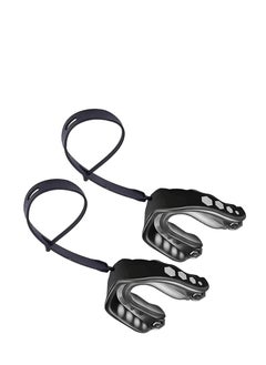 SYOSI 2Pcs Football Mouth Guard with Strap, Soft Youth Mouth Guard Football Mouthpiece, Professional Mouth Guard Sports for Boxing, MMA, Lacrosse Goggles, Rugby & Basketball  - Image 1