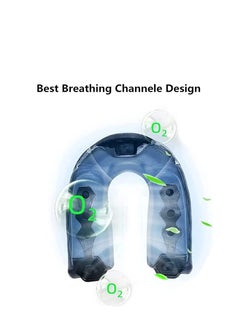 SYOSI 2Pcs Football Mouth Guard with Strap, Soft Youth Mouth Guard Football Mouthpiece, Professional Mouth Guard Sports for Boxing, MMA, Lacrosse Goggles, Rugby & Basketball  - Image 3