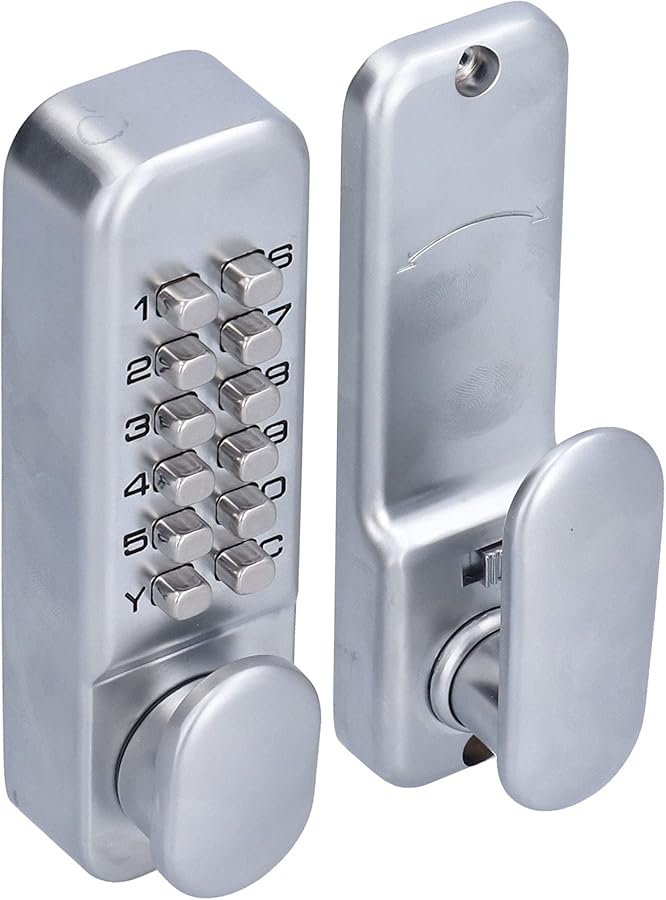 Zinc Alloy Mechanical Password Lock Keyless Entry Anti Theft Security For Indoor Outdoor Use - Image 4