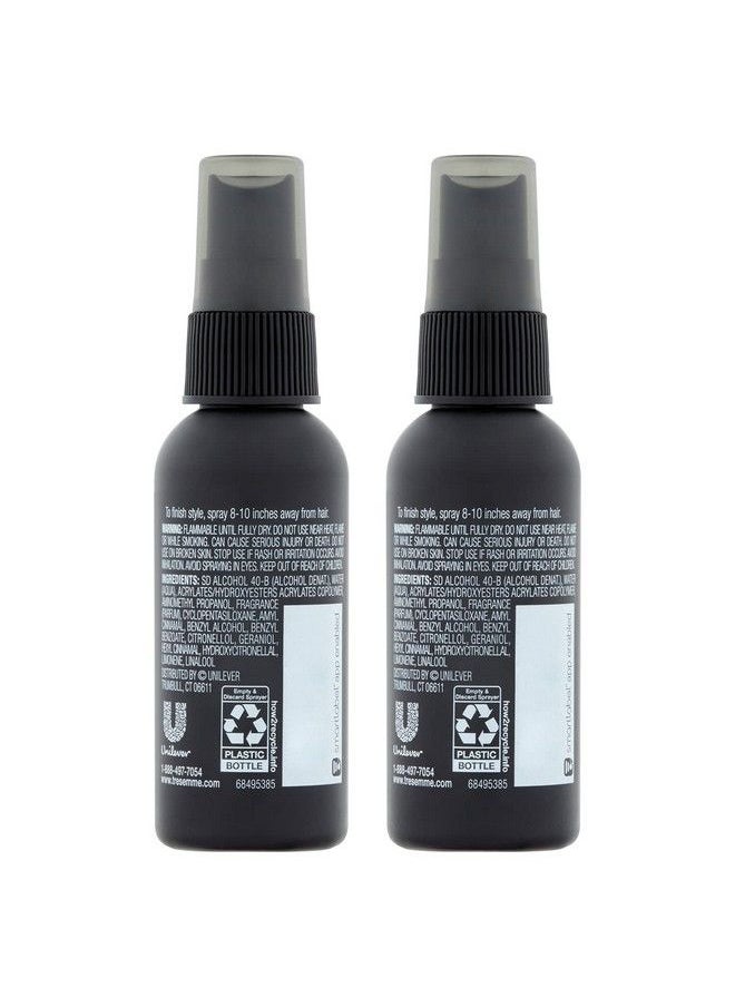 TRESemmé Tres Two Spray With Extra Hold Nonaerosol Hairspray Travel Size Extrafirm Control Strong Hold With Touchable Feel Humidity Resistant Frizz Control 2 Pk 2 Oz Bottles  - Image 3