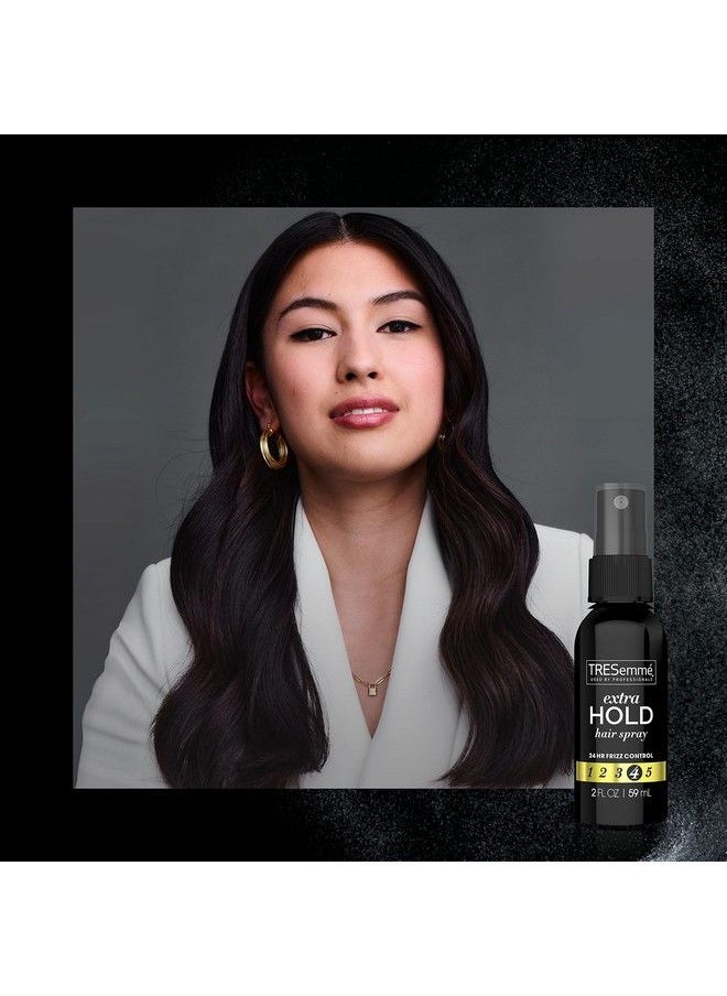 TRESemmé Tres Two Spray With Extra Hold Nonaerosol Hairspray Travel Size Extrafirm Control Strong Hold With Touchable Feel Humidity Resistant Frizz Control 2 Pk 2 Oz Bottles  - Image 4