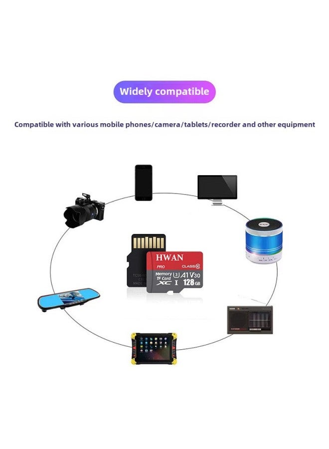 64g 128g Memory Card For Memory Card Monitoring Universal High-speed Memory Card Camera Game Machine Special 128G-Color:Black-Capacity:256GB  - Image 2