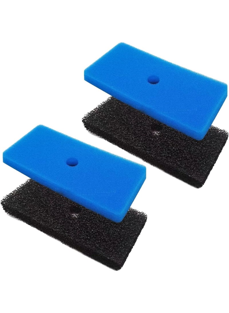 Pond Filter Pads, 2 Sets Replacement Sponge Filters for Outdoor Fish Ponds, Coarse and Fine Filter Media Compatible with 52231 52229 Filter Box, Efficient Debris Removal and Water Clarity - Image 1