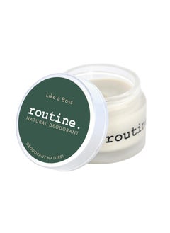routine Routine Natural Deodorant Like A Boss Deo Jar | 2 Fluid Oz. Natural Deodorant | Aluminum Free Natural Deodorant For Women & Men (Cream Jar Formula) 