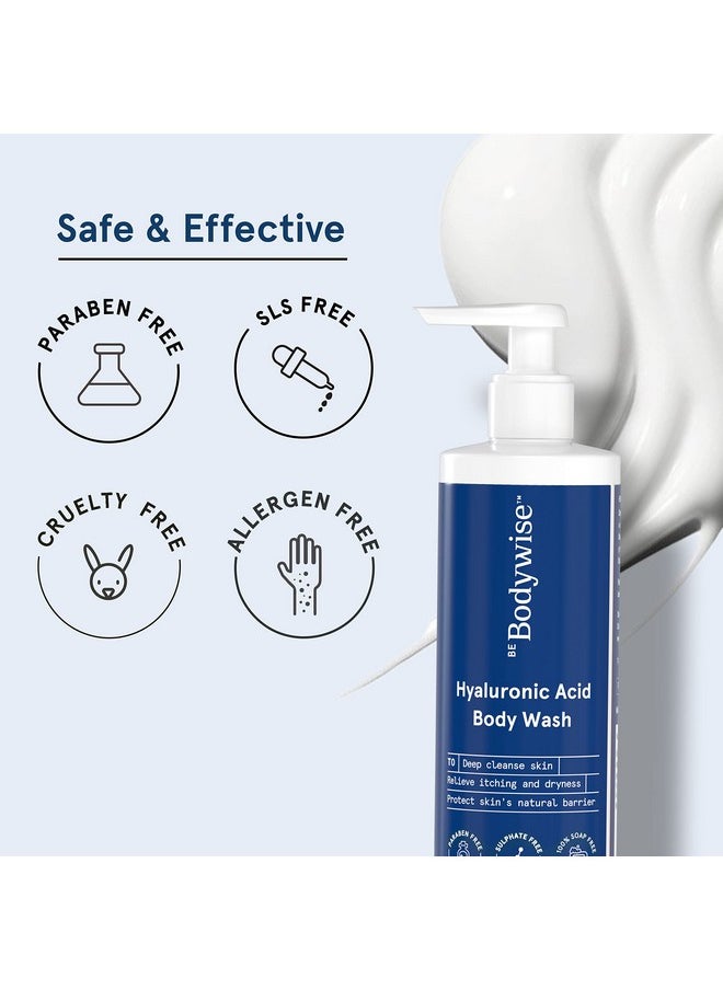 Be Bodywise Hyaluronic Acid Body Wash With Aloe Vera Extract | Deep Cleanses Skin & Provides Intense Hydration To Skin| Gentle And Suitable For All Skin Types | 250Ml  - Image 5