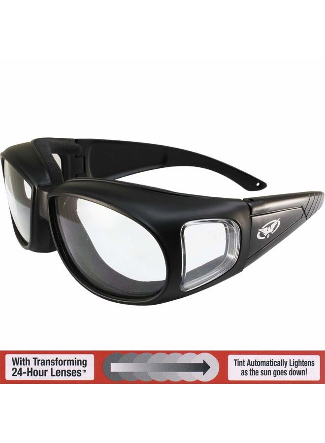 Global Vision نظارات أمان للدراجات النارية من أوتفتر 24 ساعة مع عدسات فوتوكروميك ANSI Z87.1+ - Image 5