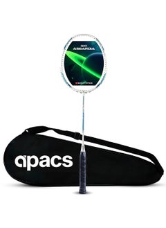 Apacs Asgardia Control (73 grams Ultra Lightweight) Made in Vietnam | Japanese Graphite Unstrung Badminton Racket with Full Cover | G2-4 1/8 inches  - Image 1