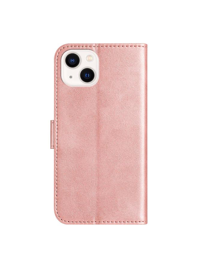 Zaboon Case For iPhone 13 Dual-Folded S-shape Leather Phone Case - Image 3