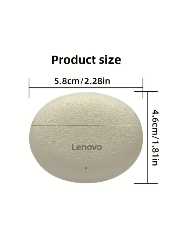 لينوفو سماعات أذن لاسلكية EA230P TWS داخل الأذن، تحكم باللمس في مستوى الصوت، زمن انتقال منخفض للرياضة والألعاب، إلغاء الضوضاء المادية، مناسبة للجري والصالة الرياضية، صوت جهير ستيريو، شحن USB من النوع C، حافظة شحن محمولة، متوافقة مع أجهزة متعددة للطلاب والاستخدام المكتبي، سماعة أذن، سماعة أذن، سماعة رأس - Image 3