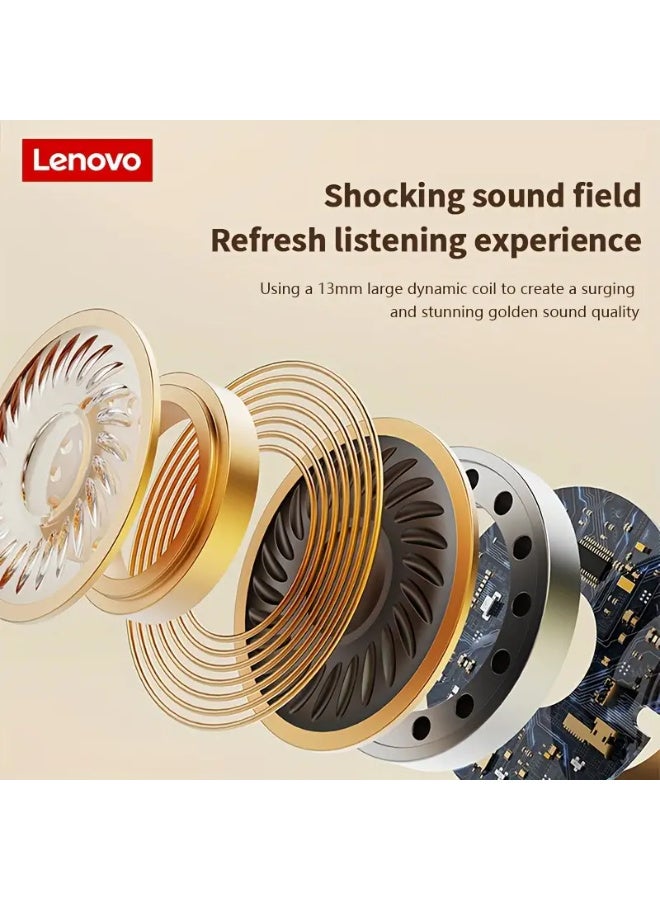 لينوفو سماعات أذن لاسلكية EA230P TWS داخل الأذن، تحكم باللمس في مستوى الصوت، زمن انتقال منخفض للرياضة والألعاب، إلغاء الضوضاء المادية، مناسبة للجري والصالة الرياضية، صوت جهير ستيريو، شحن USB من النوع C، حافظة شحن محمولة، متوافقة مع أجهزة متعددة للطلاب والاستخدام المكتبي، سماعة أذن، سماعة أذن، سماعة رأس - Image 5