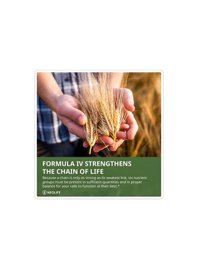 NeoLife - Formula IV Softgel - Vitamins A, C, D, E, B Complex, Multivitamins & Multi-Minerals, Multivitamin for Women & Men, TRE-EN-EN Grain Blend Supplements, Phyto Enzyme Blend - 120 Softgels - Image 4