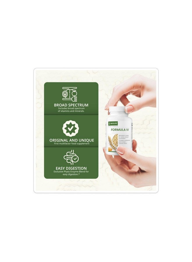 NeoLife - Formula IV Softgel - Vitamins A, C, D, E, B Complex, Multivitamins & Multi-Minerals, Multivitamin for Women & Men, TRE-EN-EN Grain Blend Supplements, Phyto Enzyme Blend - 120 Softgels - Image 3