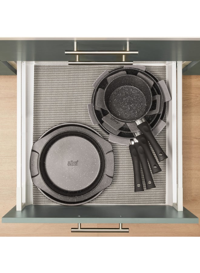 Five Simply Smart Caractere Forged Aluminium Cooking Pan Black 24 cm 111001 - Image 4