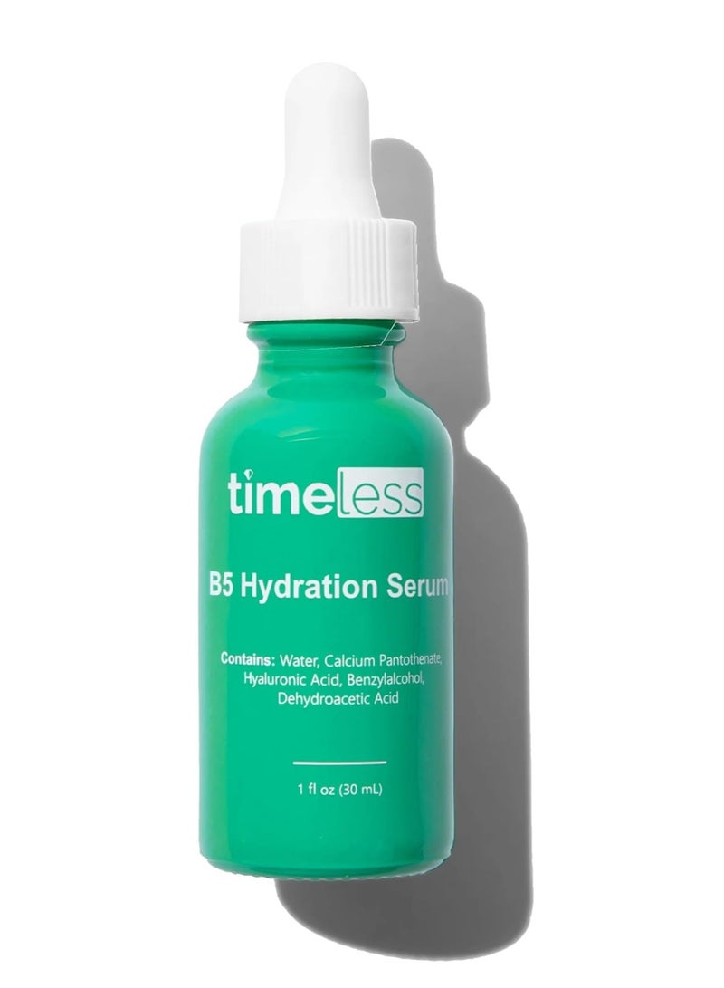 تايمليس مصل فيتامين ب 5 مع حمض الهيالورونيك + 5٪ حمض الهيالورونيك، من تايملس سكين كير، للنساء، دهنية، كل الأنواع، حساس - Image 1