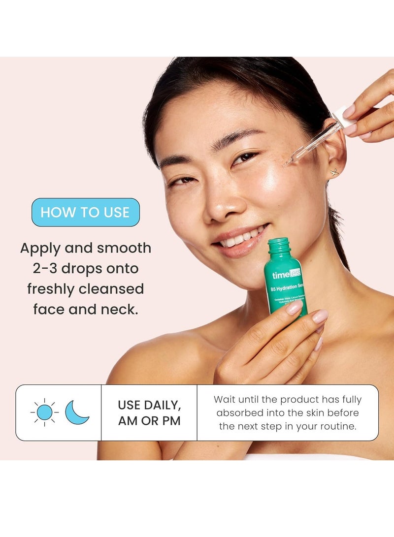 تايمليس مصل فيتامين ب 5 مع حمض الهيالورونيك + 5٪ حمض الهيالورونيك، من تايملس سكين كير، للنساء، دهنية، كل الأنواع، حساس - Image 5