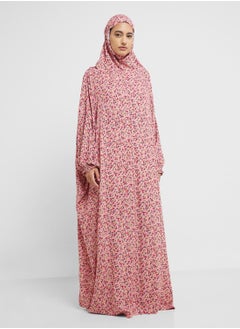 hayas closet Hooded Printed Prayer Dress  - Image 4