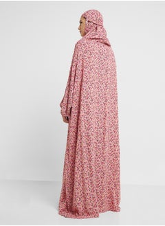hayas closet Hooded Printed Prayer Dress  - Image 2