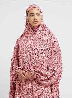hayas closet Hooded Printed Prayer Dress  - Image 3