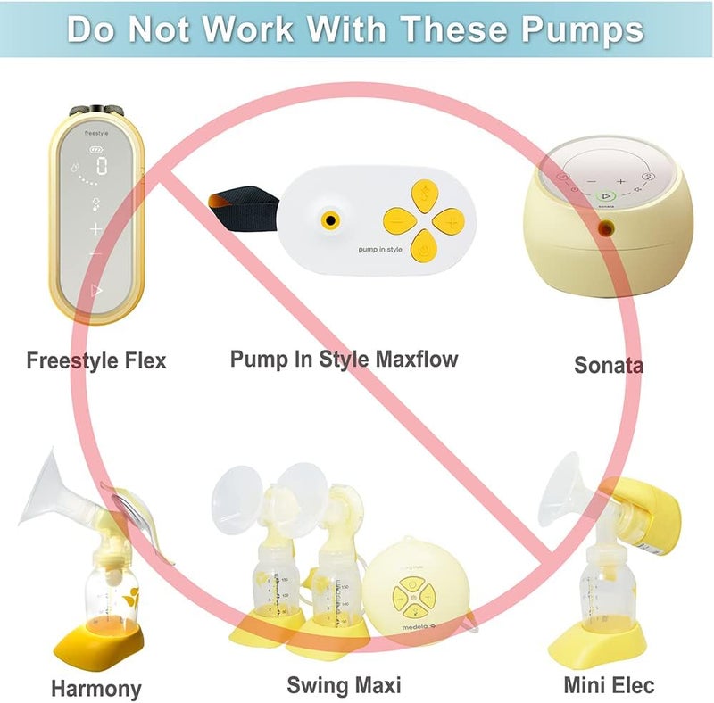Nenesupply GentleFit Pump Parts 21mm Compatible with Medela Breastpump - Image 3