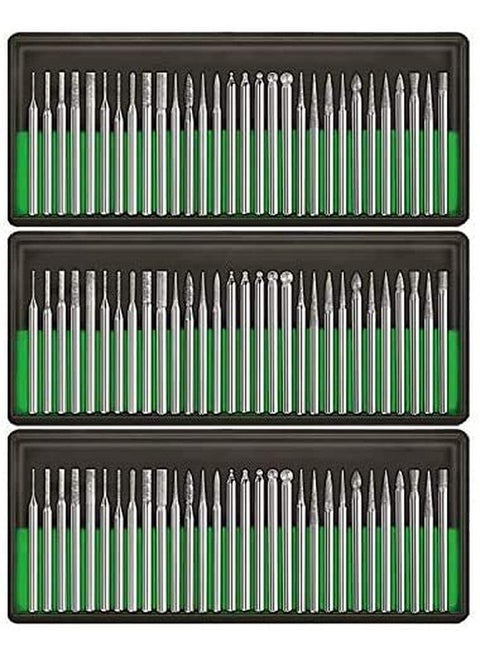 DIY Crafts CTDIYHI41604 Diamond Burr Bits Diamond Burr Bits Drill Kit for Engraving Carving Rotary Tool 183mm Shank Design