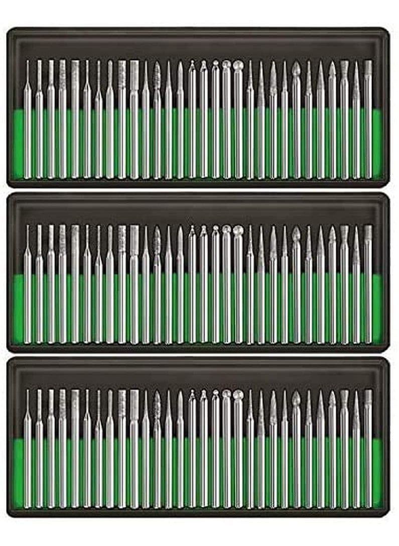 DIY Crafts DIY Crafts CTDIYHI41604 Diamond Burr Bits Diamond Burr Bits Drill Kit for Engraving Carving Rotary Tool 183mm Shank Design  - Image 1