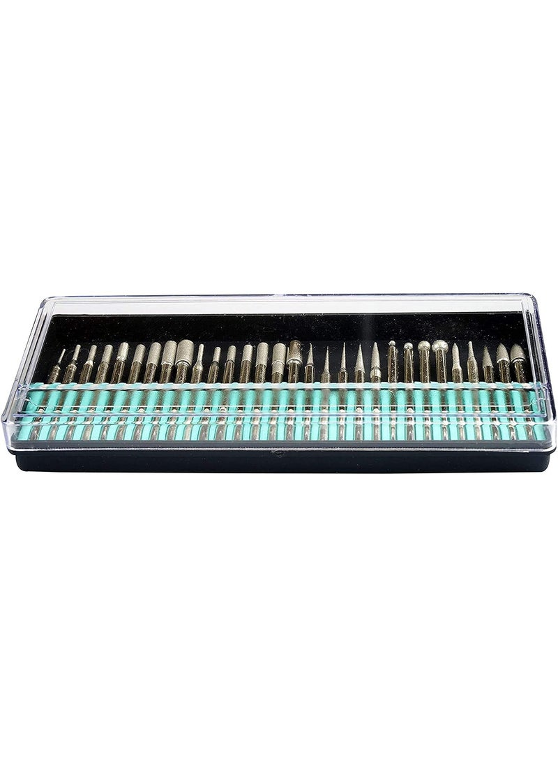 DIY Crafts DIY Crafts CTDIYHI41604 Diamond Burr Bits Diamond Burr Bits Drill Kit for Engraving Carving Rotary Tool 183mm Shank Design  - Image 4