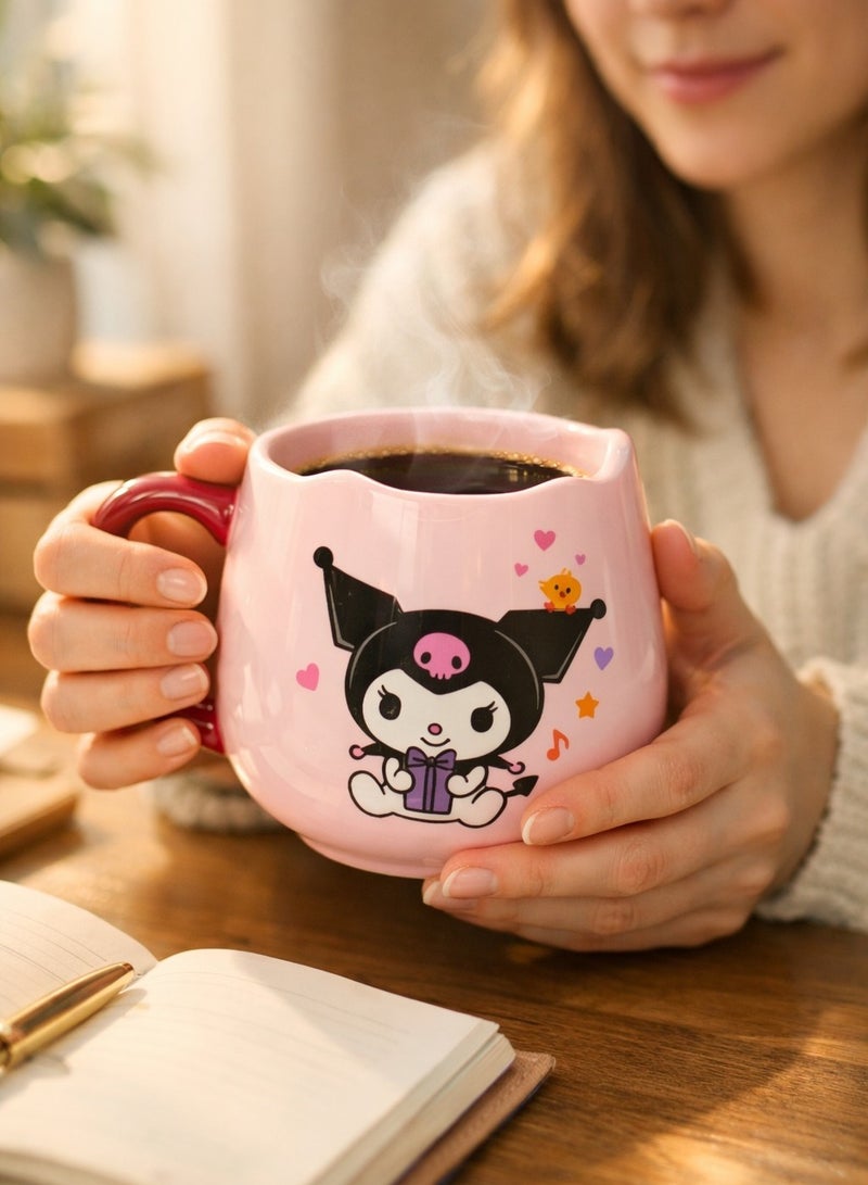 Cute 3D  Ceramic Mug with Handle – 400ml – Perfect Gift for Coffee & Tea Lovers - Image 2