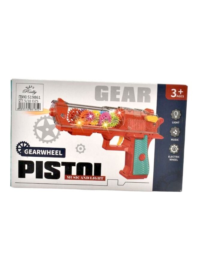 Rally Electric Transparent Gear Pistol With Music And Light - Image 2