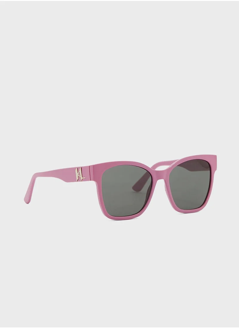 Karl Lagerfeld Modified Rectangle Sunglasses