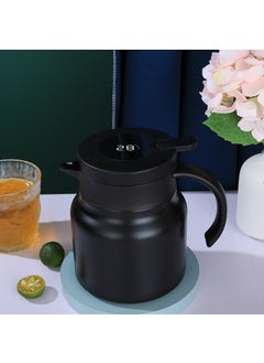 Explosions 316 stainless steel stewed teapot home office insulation pot tea water separation portable coffee pot manufacturers wholesale Black 800ml-Smart Black 800ml-Smart