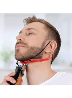 NEKMATE Nekliner Beard Shaper  Neckline Shaving Tool  HandsFree Lineup Stencil Kit for Clean Even Trims and Shaves 