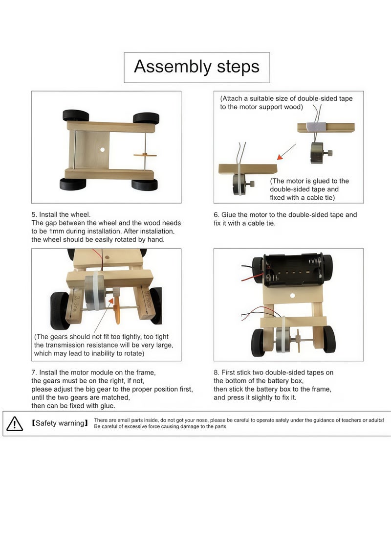 Solar Car Model Kits to Build Science Experiment Kit for Applicable to Youth Age Robotic Stem Project Build Educational DIY STEM Set - Image 5