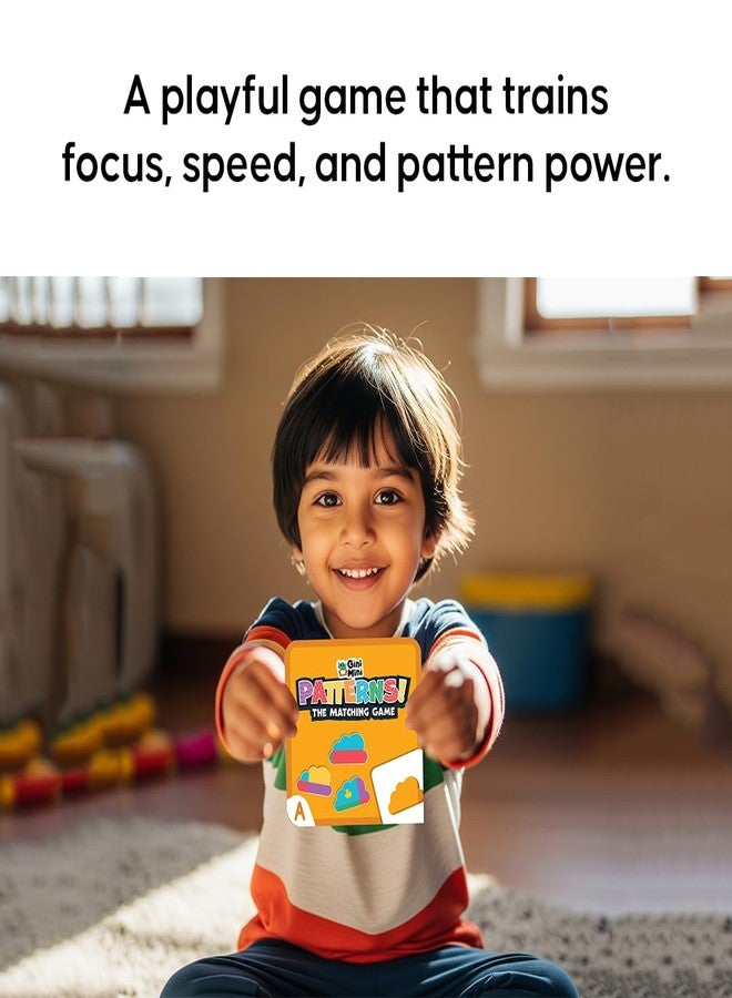 GiniMini Pattern! The Matching Activity Set for Kids 3 4 5 | Fast-Paced Shape Spotting Game with Buzzer | Fun Preschool Educational Toy for Focus, Attention & Visual Recognition | Party Game Gift - Image 3