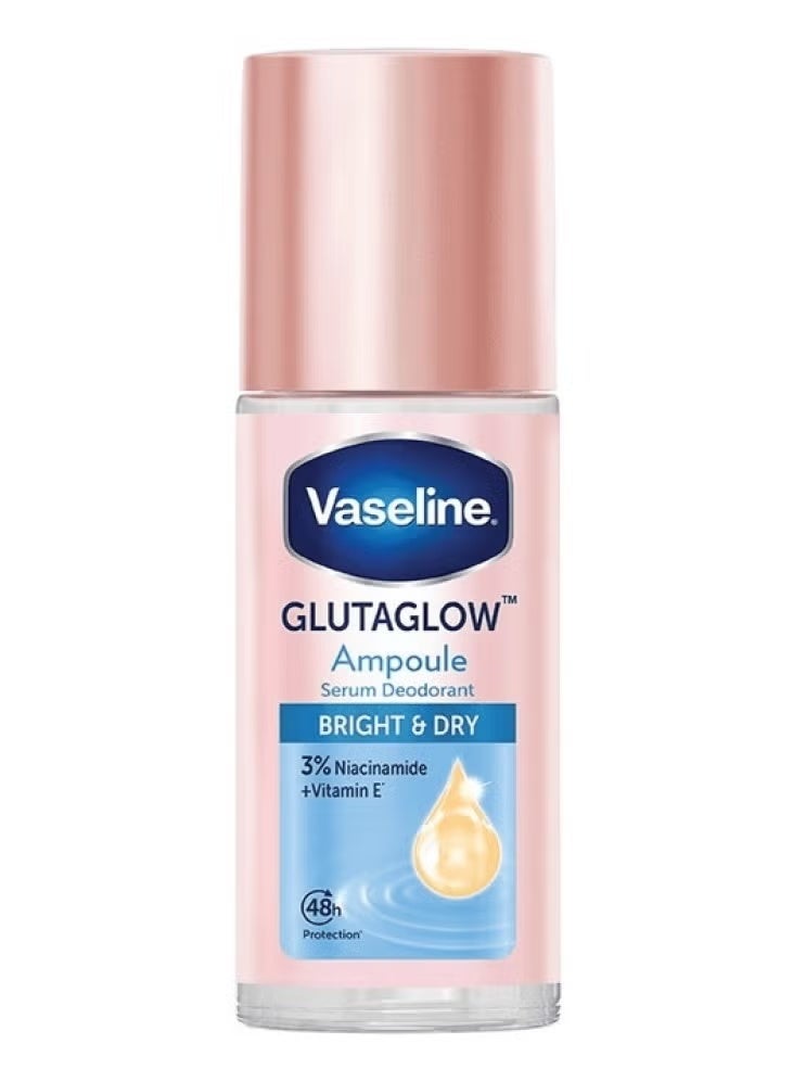 Vaseline Glutaglow Bright And Dry Ampoule Serum Deodorant 45 ML - Image 1