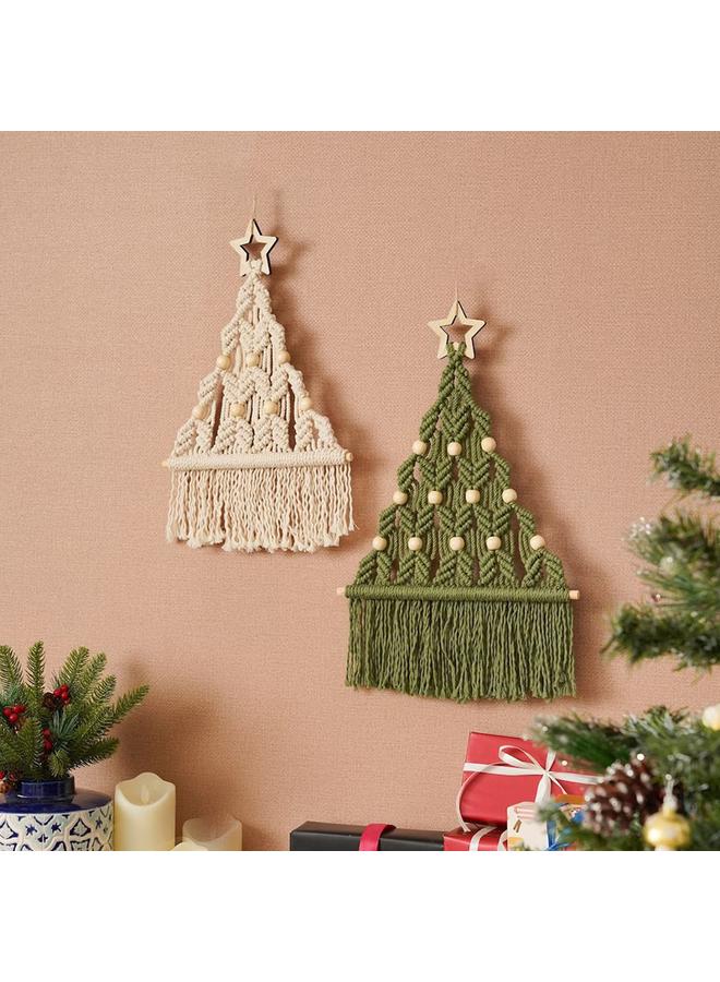 Bluejw New Christmas Decoration Hand-woven Tapestry Christmas Tree Pendant Cotton Rope Material Bag Foreign Trade New Supply  - Image 5