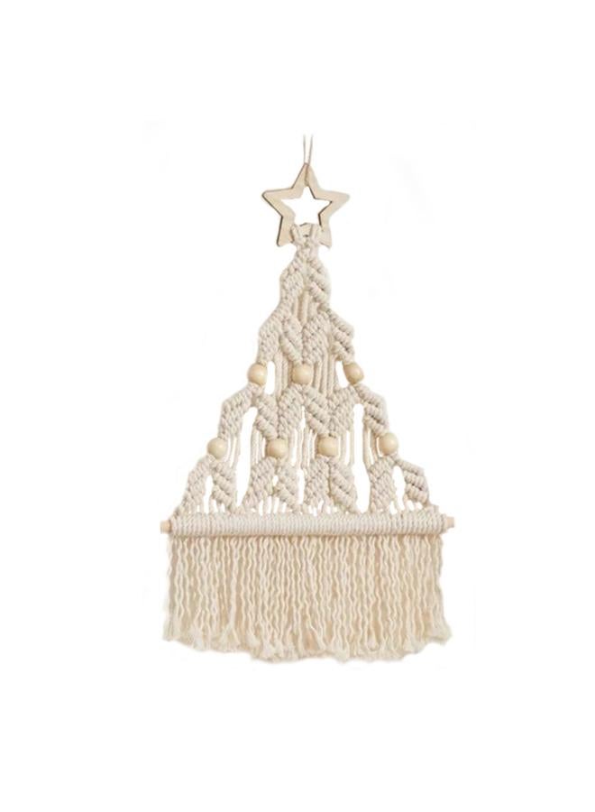 Bluejw New Christmas Decoration Hand-woven Tapestry Christmas Tree Pendant Cotton Rope Material Bag Foreign Trade New Supply  - Image 1