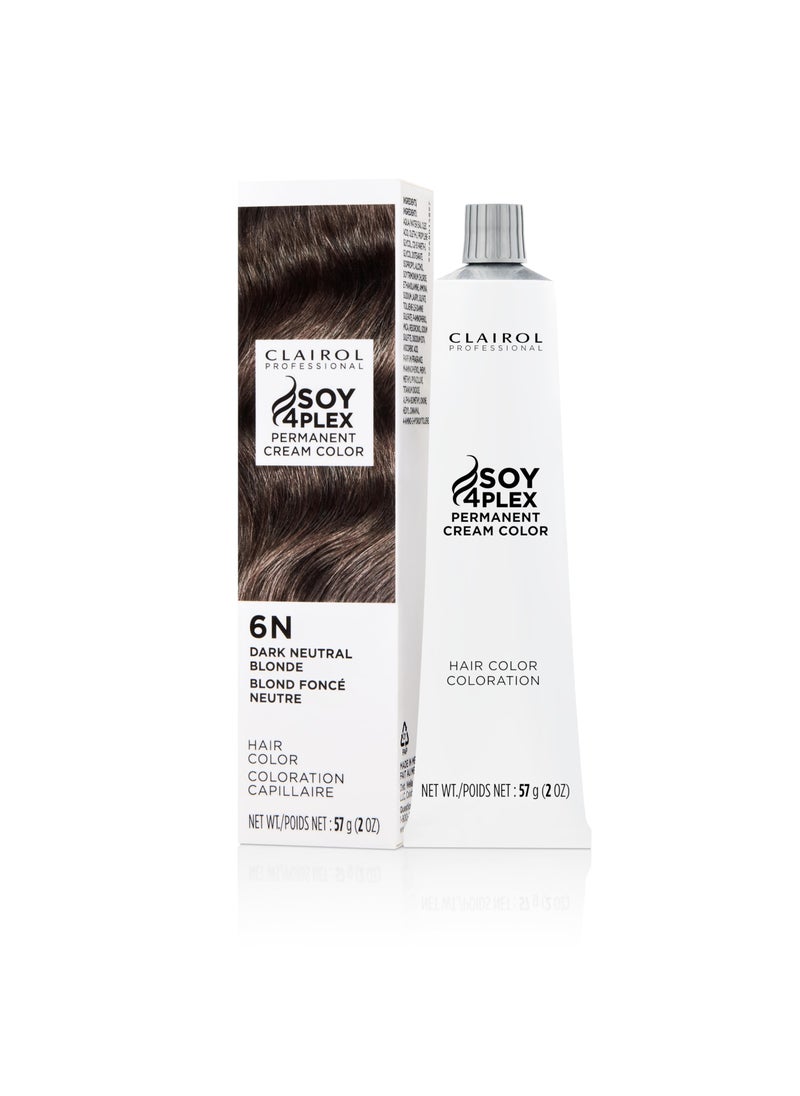 CLAIROL PROFESSIONAL - Clairol Professional Crme Permanente 6n Dark Neutral Blonde 2 oz  Packaging May Vary - Image 1