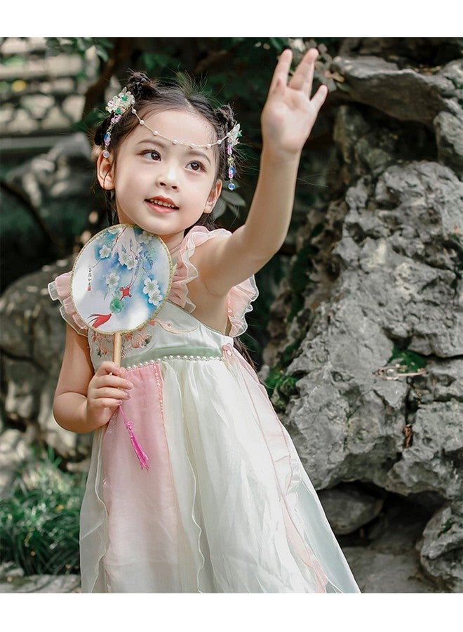 Cntqiang Chinese Style Children'S Tassel Forehead Head Chain Sweet Retro Flower Hairpin Princess Hanfu Accessories Hair Clips Headband For Girls - Image 5