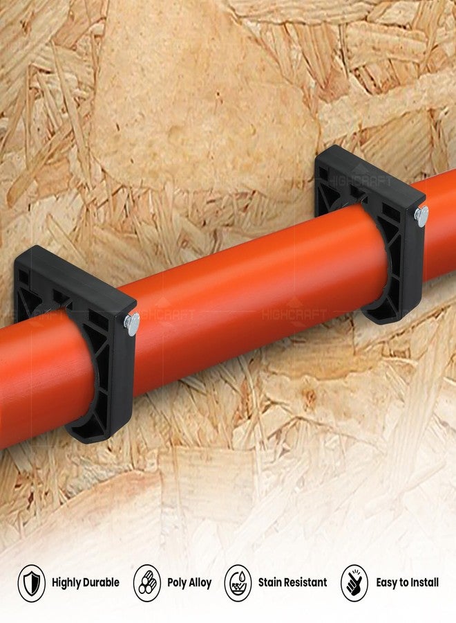 HIGHCRAFT PEX Support Full Clamp with Nail 1 in. Polyethylene (50 Pack), Black - Image 5