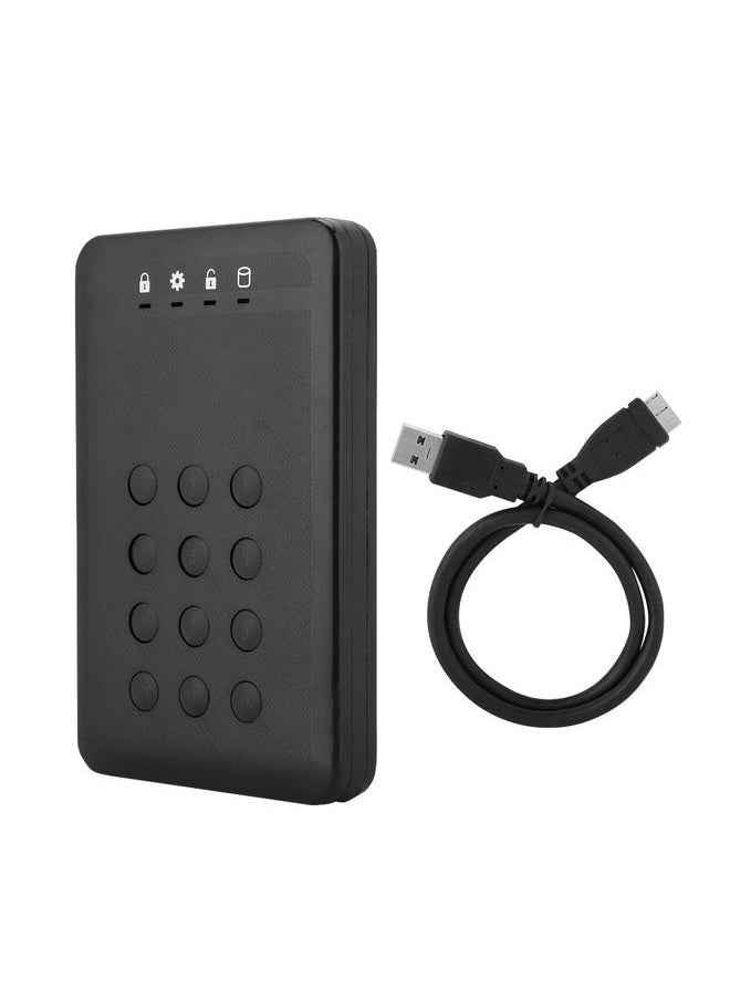 Thoraya صندوق قرص صلب مشفر محمول SATA إلى USB3.0 بحجم 2.5 بوصة بسماكة 7-9.5 ملم SSD HDD ميكانيكي  - Image 1