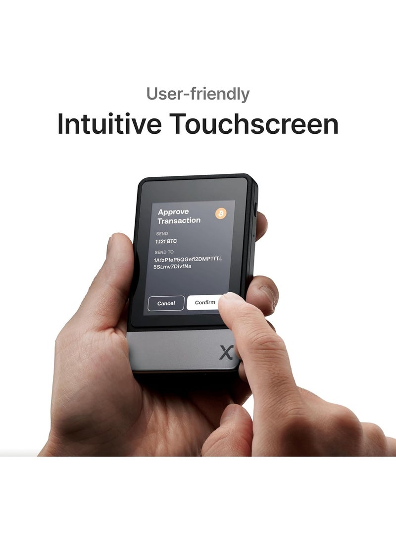 SecuX SecuX Neo X - Crypto Wallet w/Intuitive Touchscreen, Bluetooth & USB-C, Manage Bitcoin, Ethereum, NFTs, Tokens, & Cryptocurrency with Zero-Trust Security and User-Friendly Interface  - Image 3
