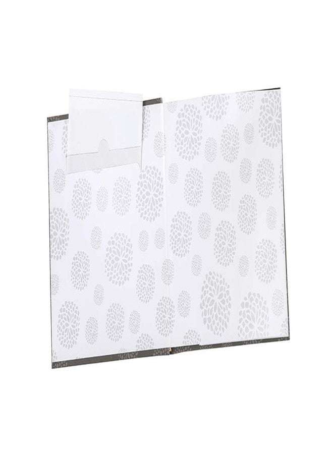 Malden International Designs 2 Up 4x6 Memories Sentiment Book Bound Gray Printed Paper Photo Album With Memo Writing Space - Image 3